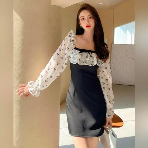 Bloomchic Sweetheart Ruffle Dress XL Size 14 - Picture 2 of 10